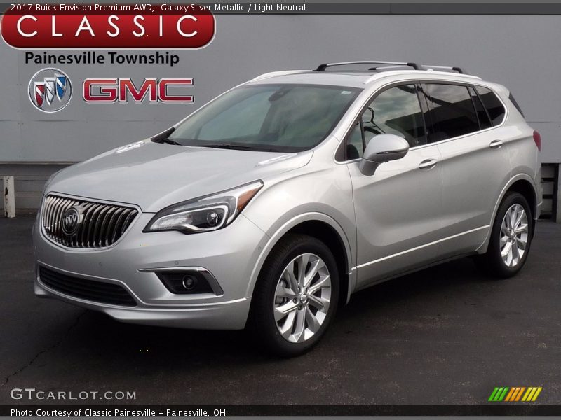 Galaxy Silver Metallic / Light Neutral 2017 Buick Envision Premium AWD