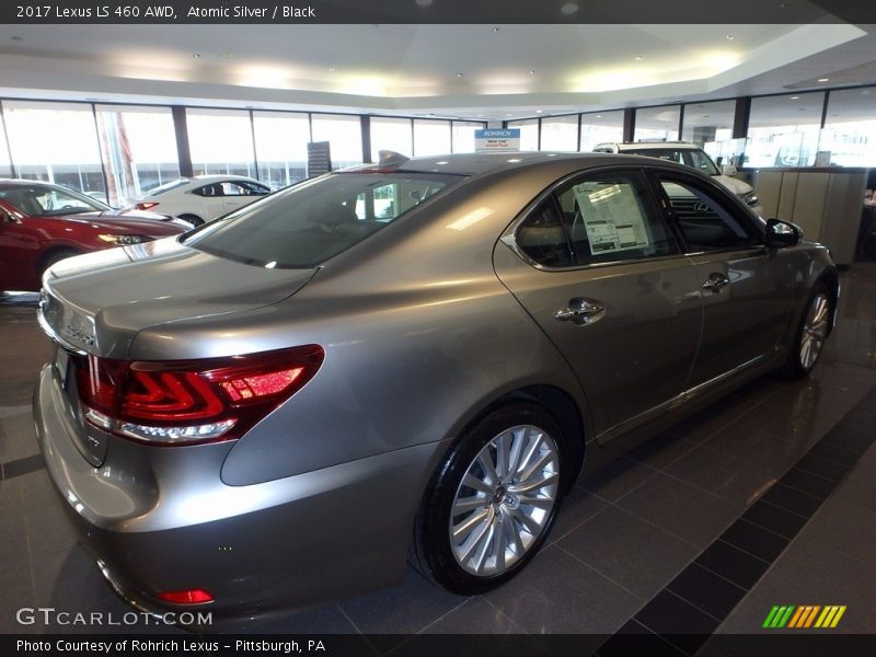 Atomic Silver / Black 2017 Lexus LS 460 AWD