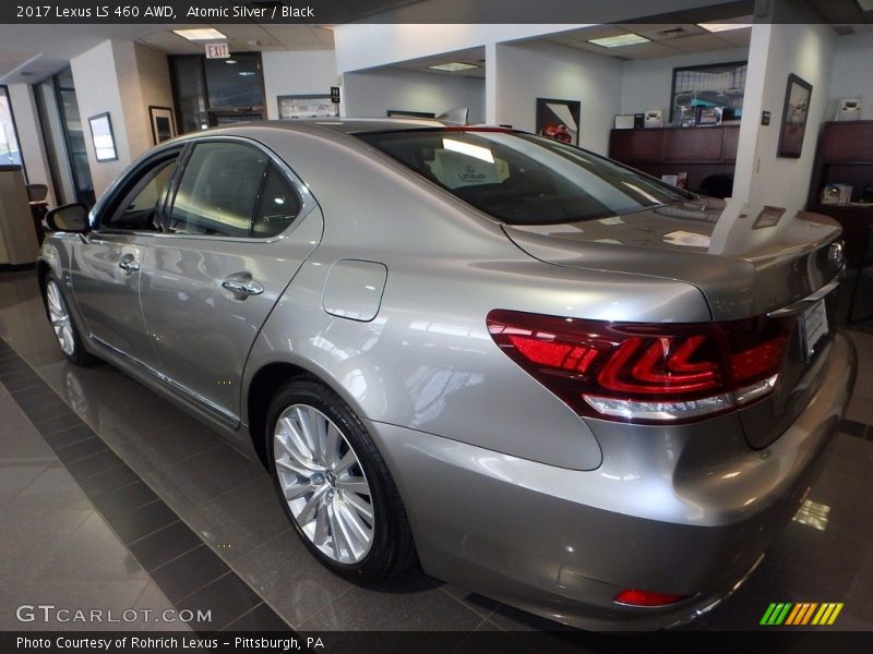 Atomic Silver / Black 2017 Lexus LS 460 AWD