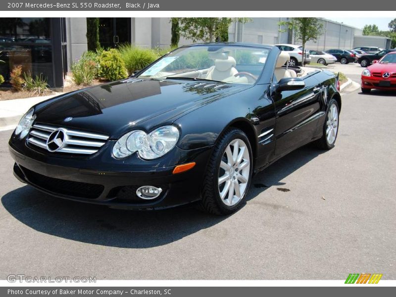 Black / Java 2007 Mercedes-Benz SL 550 Roadster