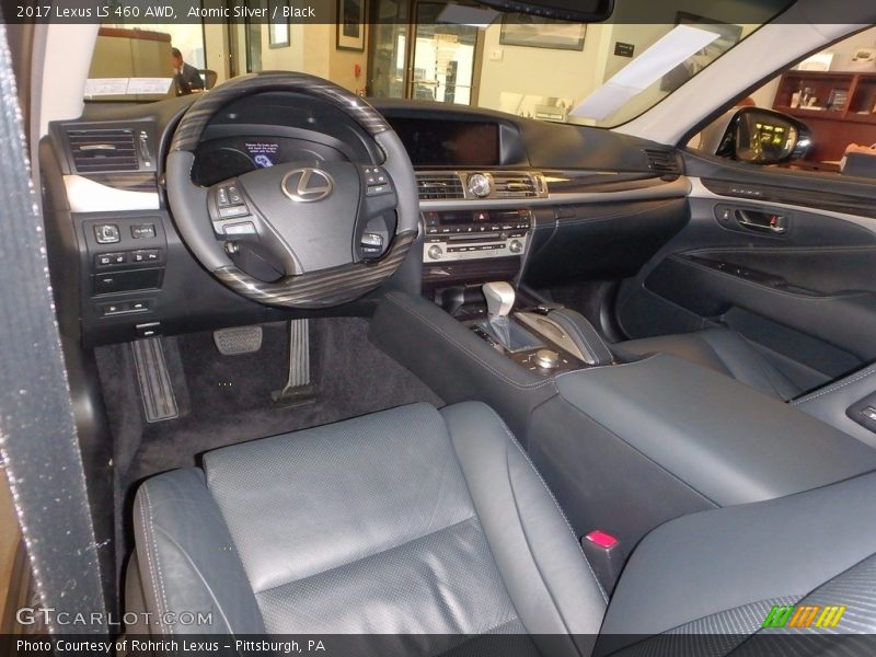 Atomic Silver / Black 2017 Lexus LS 460 AWD
