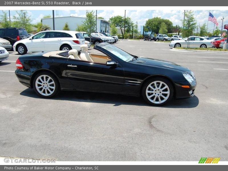 Black / Java 2007 Mercedes-Benz SL 550 Roadster