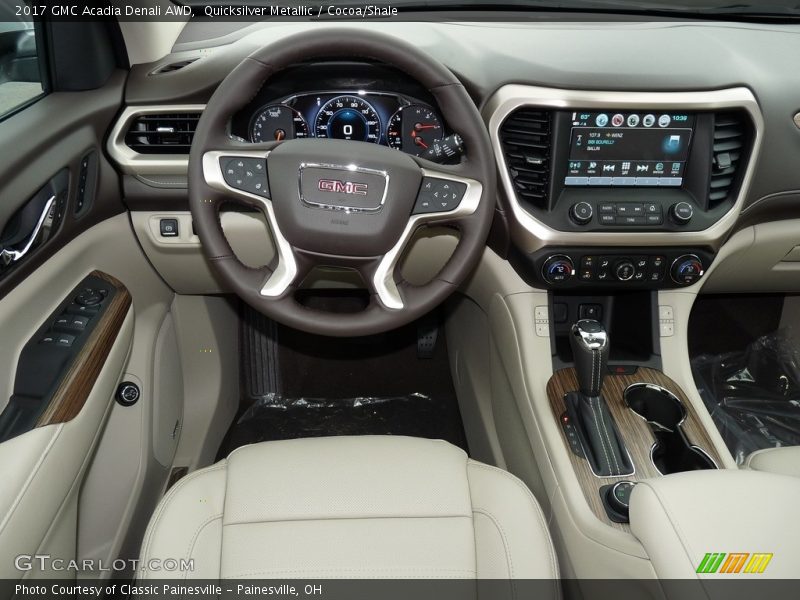 Quicksilver Metallic / Cocoa/Shale 2017 GMC Acadia Denali AWD