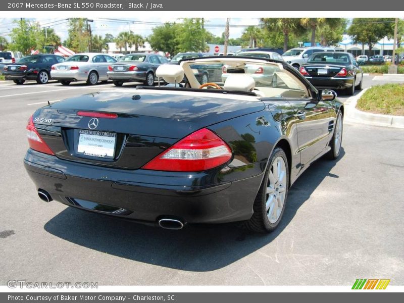 Black / Java 2007 Mercedes-Benz SL 550 Roadster