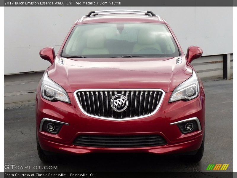 Chili Red Metallic / Light Neutral 2017 Buick Envision Essence AWD