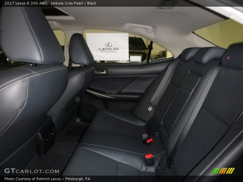 Nebula Gray Pearl / Black 2017 Lexus IS 300 AWD