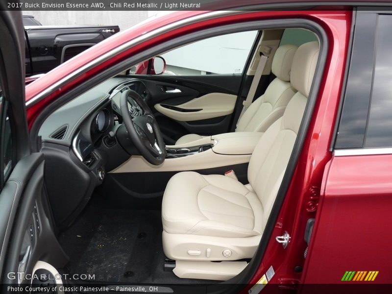 Chili Red Metallic / Light Neutral 2017 Buick Envision Essence AWD