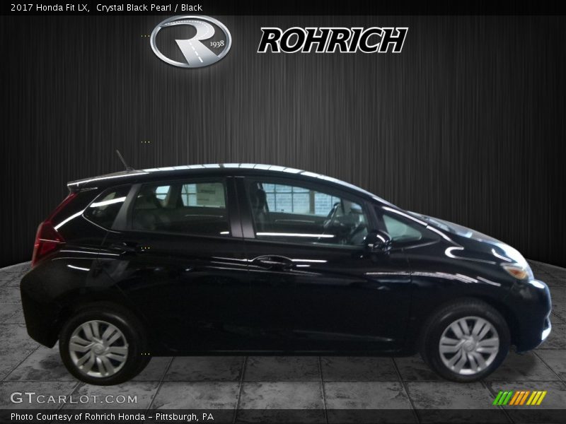 Crystal Black Pearl / Black 2017 Honda Fit LX
