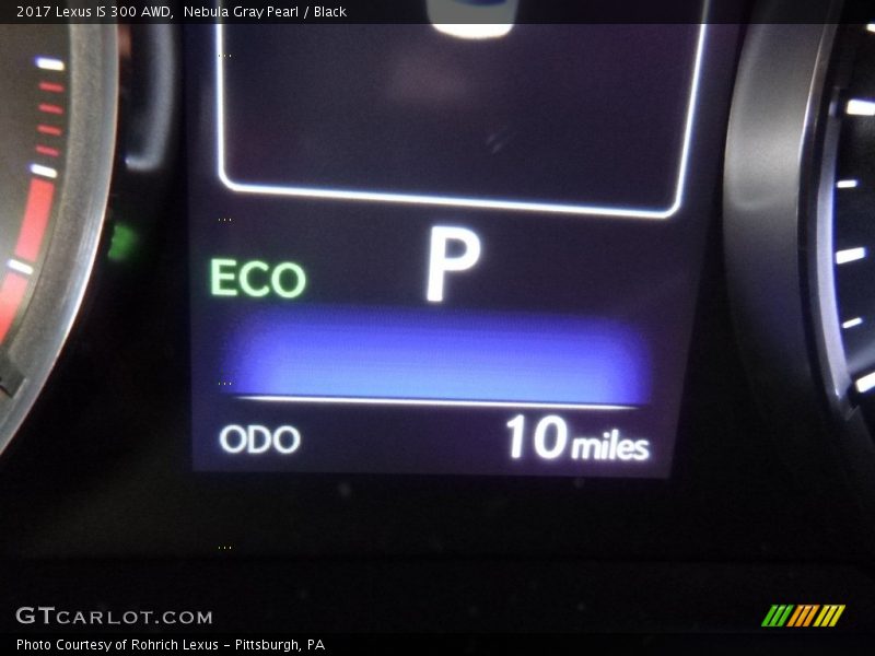 Nebula Gray Pearl / Black 2017 Lexus IS 300 AWD