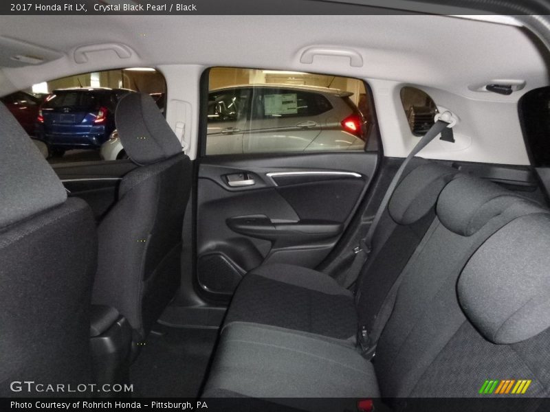 Crystal Black Pearl / Black 2017 Honda Fit LX