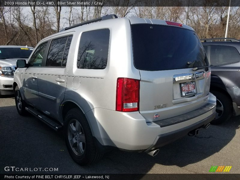 Billet Silver Metallic / Gray 2009 Honda Pilot EX-L 4WD