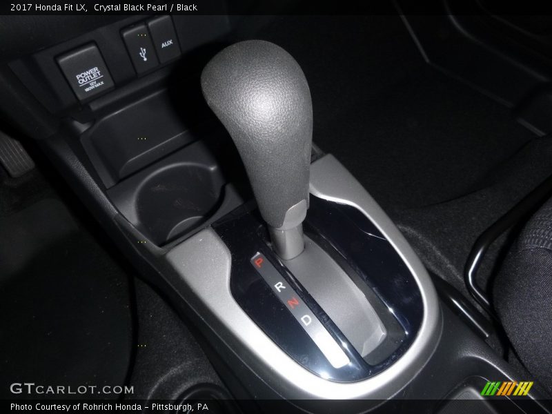 Crystal Black Pearl / Black 2017 Honda Fit LX