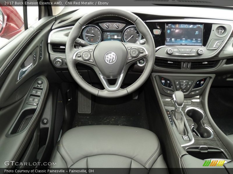 Chili Red Metallic / Ebony 2017 Buick Envision Essence AWD