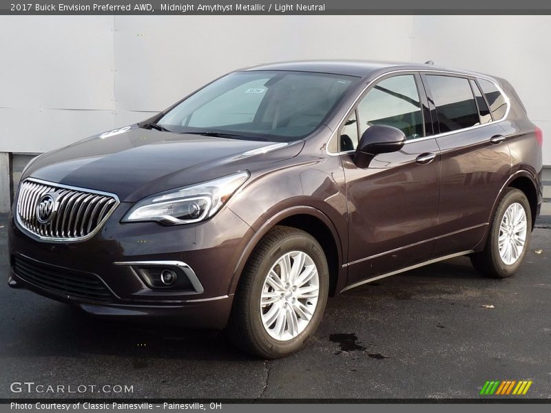 Midnight Amythyst Metallic / Light Neutral 2017 Buick Envision Preferred AWD