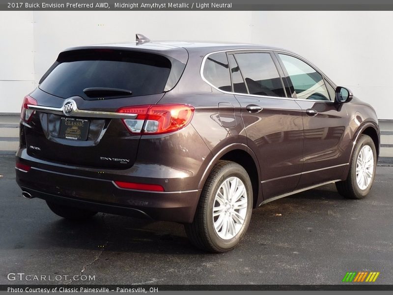 Midnight Amythyst Metallic / Light Neutral 2017 Buick Envision Preferred AWD