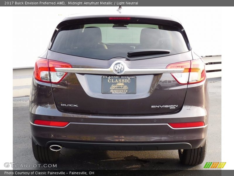 Midnight Amythyst Metallic / Light Neutral 2017 Buick Envision Preferred AWD