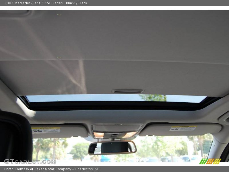 Black / Black 2007 Mercedes-Benz S 550 Sedan