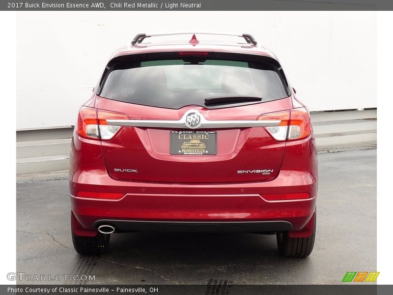Chili Red Metallic / Light Neutral 2017 Buick Envision Essence AWD