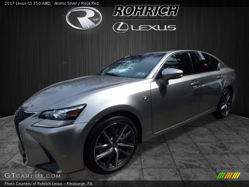 Atomic Silver / Rioja Red 2017 Lexus GS 350 AWD