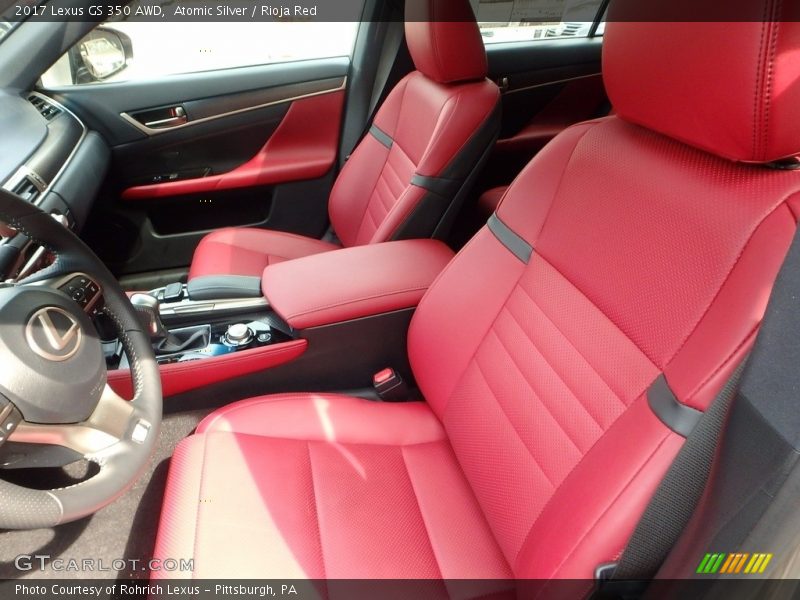 Atomic Silver / Rioja Red 2017 Lexus GS 350 AWD