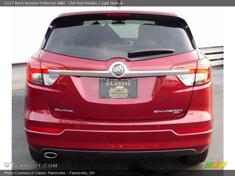Chili Red Metallic / Light Neutral 2017 Buick Envision Preferred AWD