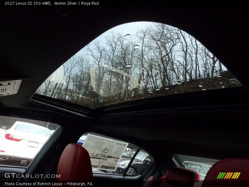 Atomic Silver / Rioja Red 2017 Lexus GS 350 AWD