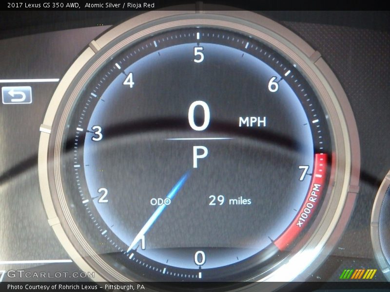 Atomic Silver / Rioja Red 2017 Lexus GS 350 AWD