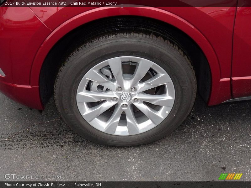Chili Red Metallic / Ebony 2017 Buick Envision Essence AWD