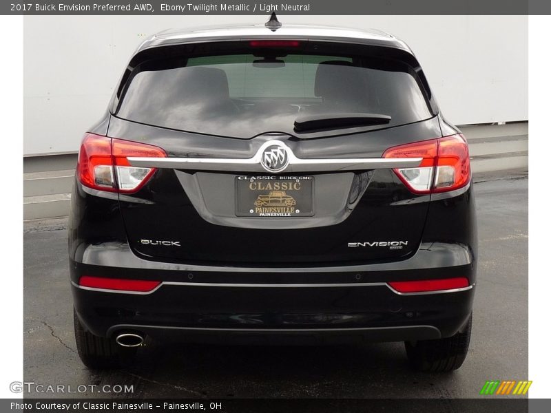 Ebony Twilight Metallic / Light Neutral 2017 Buick Envision Preferred AWD