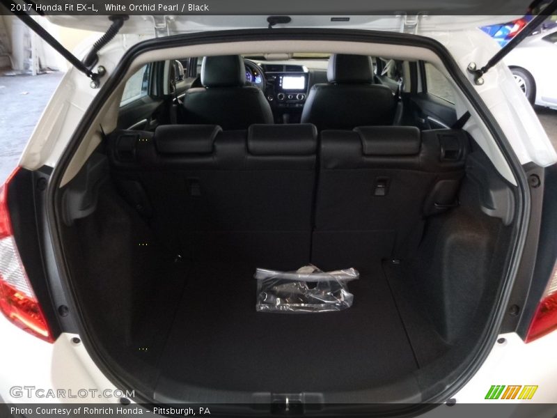 White Orchid Pearl / Black 2017 Honda Fit EX-L