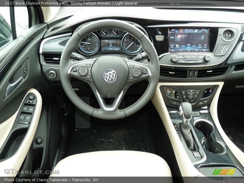 Ebony Twilight Metallic / Light Neutral 2017 Buick Envision Preferred AWD