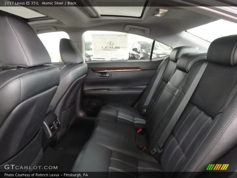 Atomic Silver / Black 2017 Lexus ES 350