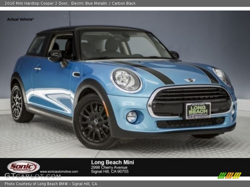 Electric Blue Metallic / Carbon Black 2016 Mini Hardtop Cooper 2 Door