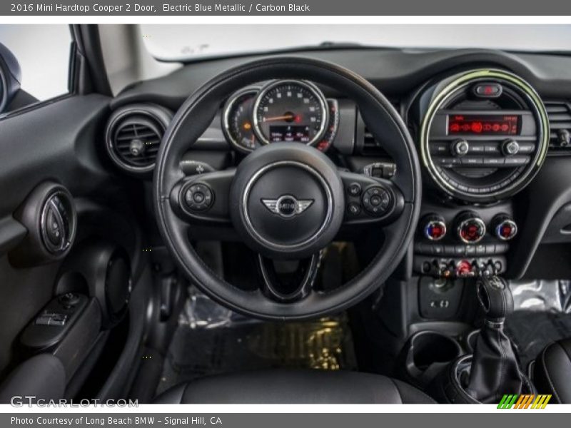 Electric Blue Metallic / Carbon Black 2016 Mini Hardtop Cooper 2 Door