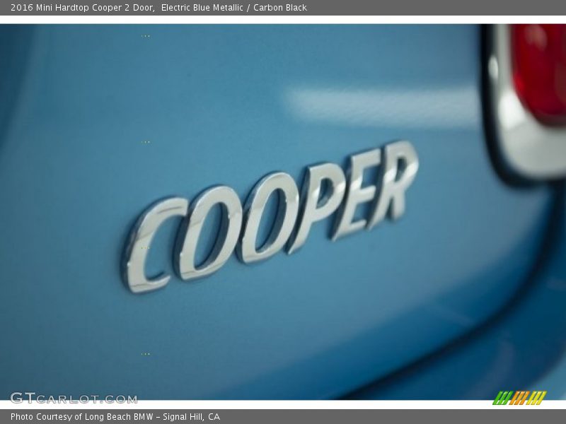 Electric Blue Metallic / Carbon Black 2016 Mini Hardtop Cooper 2 Door