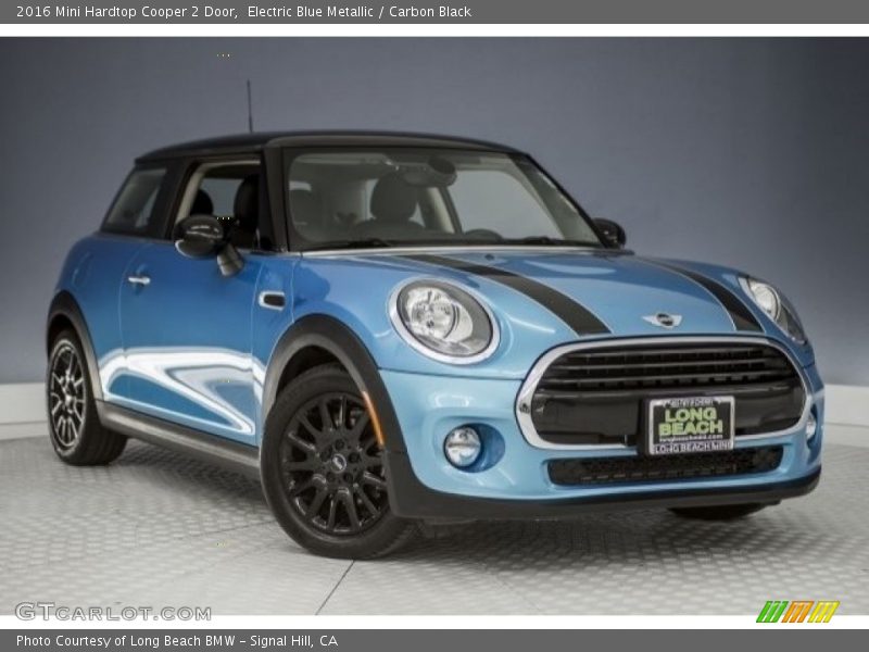 Electric Blue Metallic / Carbon Black 2016 Mini Hardtop Cooper 2 Door