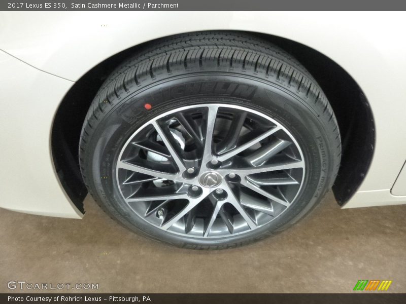 Satin Cashmere Metallic / Parchment 2017 Lexus ES 350