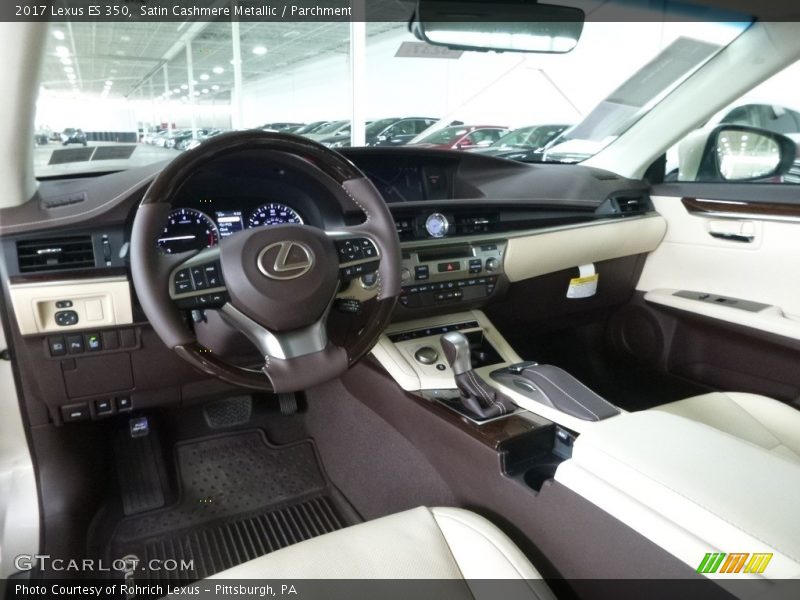 Satin Cashmere Metallic / Parchment 2017 Lexus ES 350