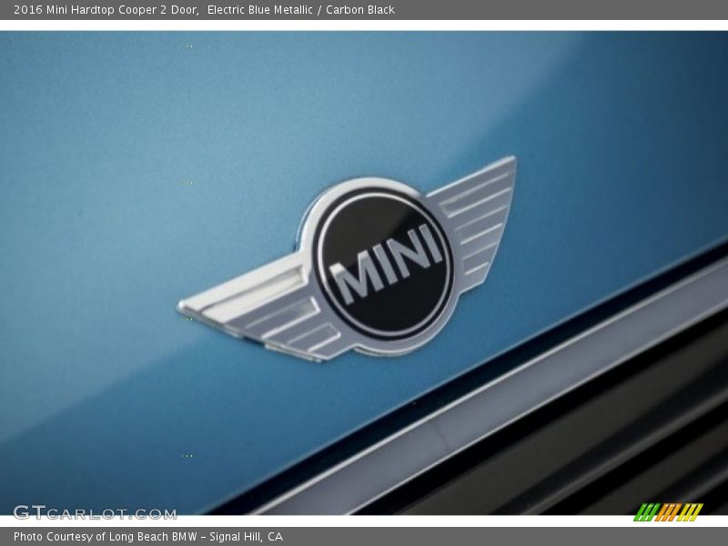 Electric Blue Metallic / Carbon Black 2016 Mini Hardtop Cooper 2 Door