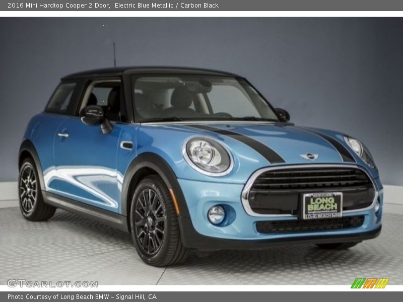 Electric Blue Metallic / Carbon Black 2016 Mini Hardtop Cooper 2 Door