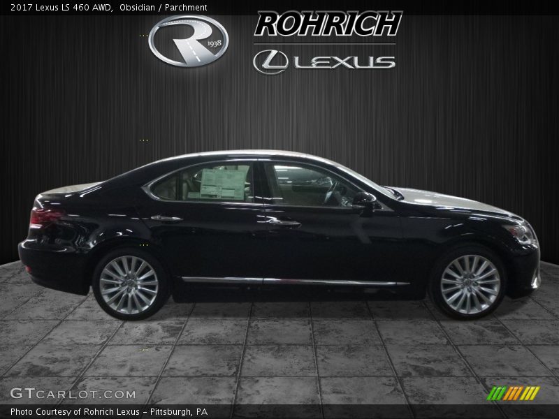 Obsidian / Parchment 2017 Lexus LS 460 AWD