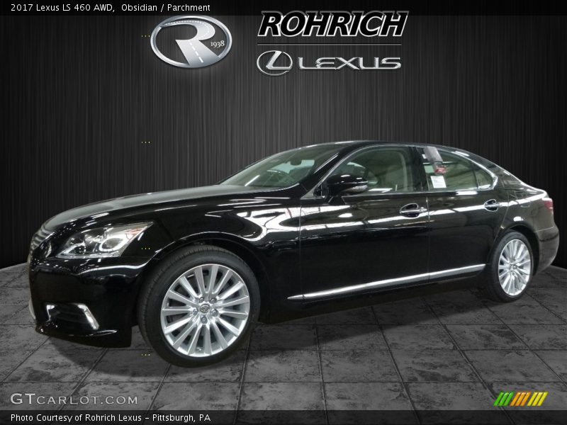 Obsidian / Parchment 2017 Lexus LS 460 AWD