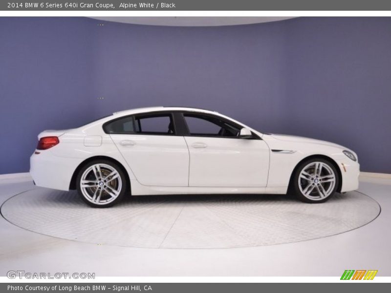 Alpine White / Black 2014 BMW 6 Series 640i Gran Coupe
