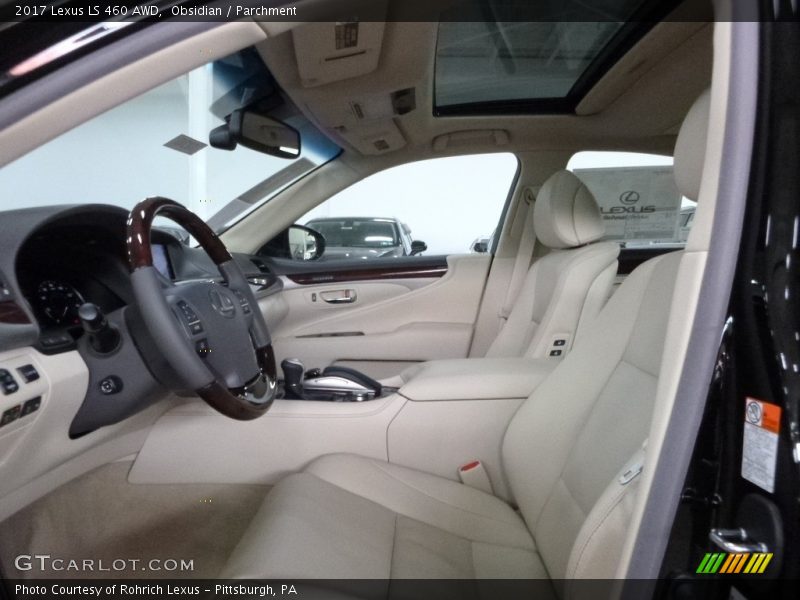 Obsidian / Parchment 2017 Lexus LS 460 AWD