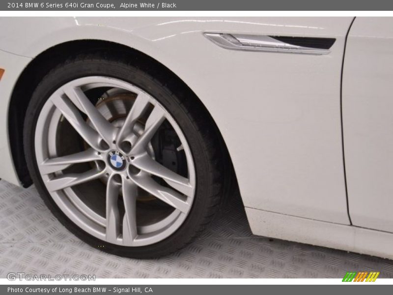 Alpine White / Black 2014 BMW 6 Series 640i Gran Coupe