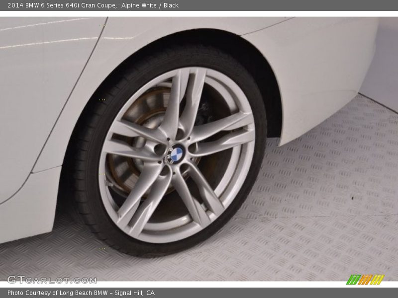 Alpine White / Black 2014 BMW 6 Series 640i Gran Coupe