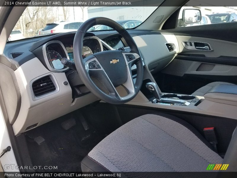 Summit White / Light Titanium/Jet Black 2014 Chevrolet Equinox LT AWD