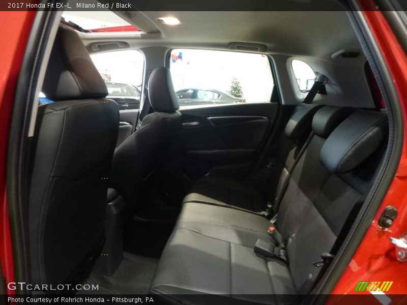 Milano Red / Black 2017 Honda Fit EX-L