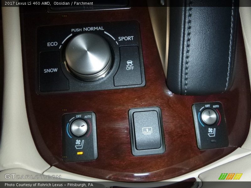 Obsidian / Parchment 2017 Lexus LS 460 AWD