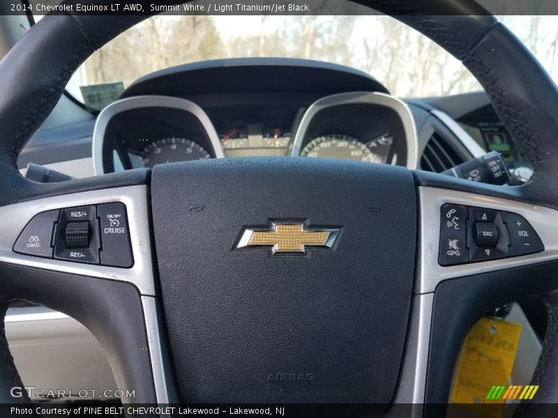 Summit White / Light Titanium/Jet Black 2014 Chevrolet Equinox LT AWD